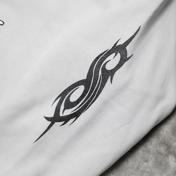 H&M Slipknot White Graphic Print Sweatshirt Womens Size M - Picture 8 of 12